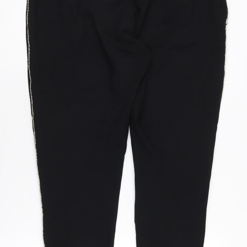 Marks and Spencer Women's Black Rhinestone Leggings, Size 18
