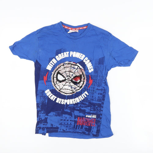 Marvel Boys Blue Spider-Man T-Shirt 7-8 Years