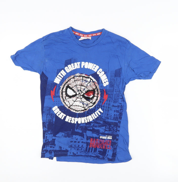 Marvel Boys Blue Spider-Man T-Shirt 7-8 Years