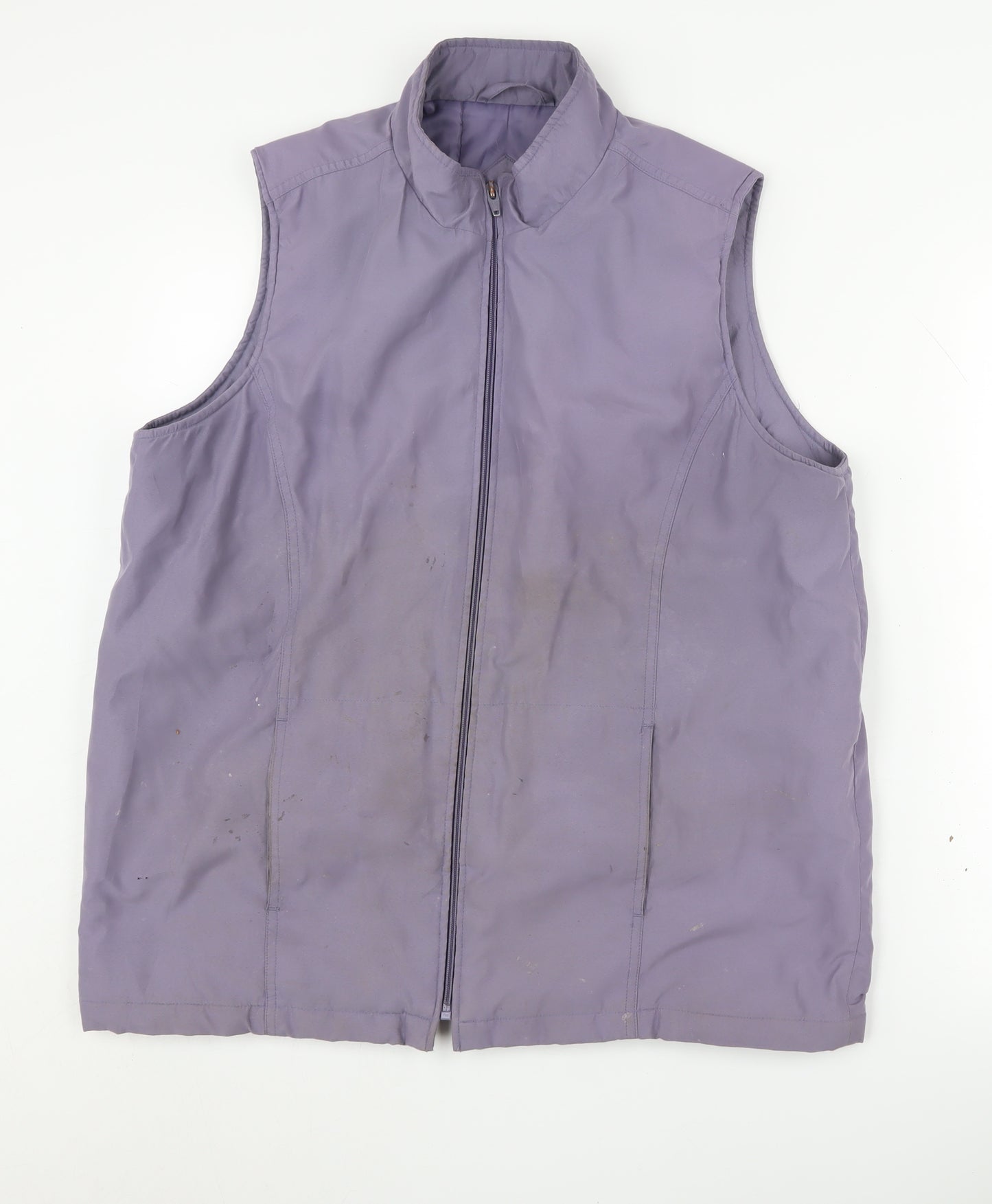 EWM Women's Purple Polyester Waistcoat M