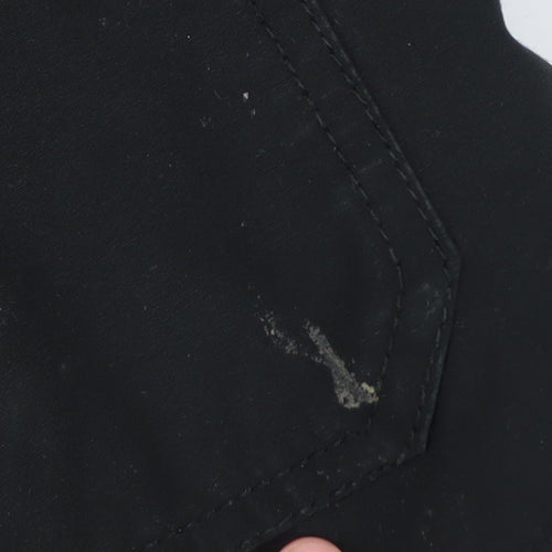GAP Men's XL Black Parka Jacket, Hooded, Mid-Length