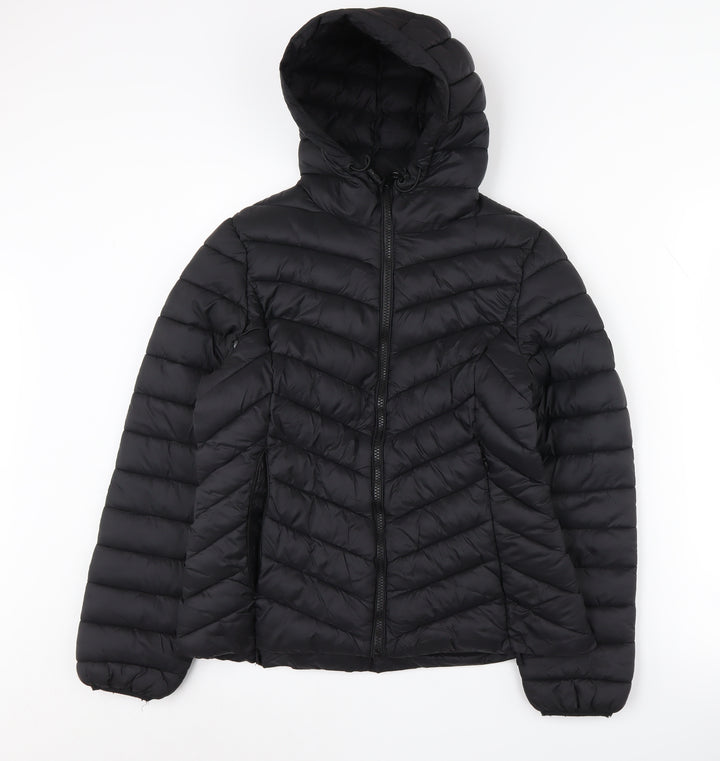 SoulCal & Co Women's Black Puffer Jacket Size 10