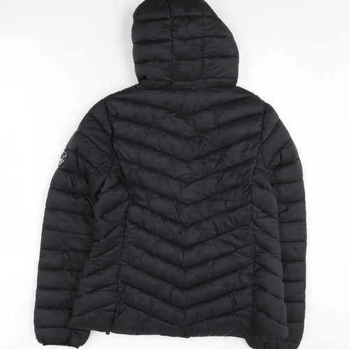 SoulCal & Co Women's Black Puffer Jacket Size 10