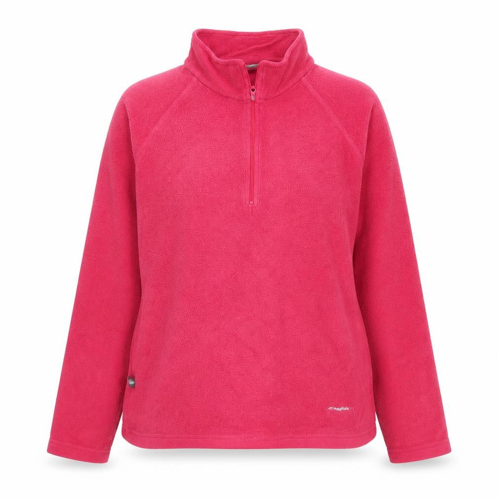 Front view of Mountain Life Women's Pink Pullover Sweatshirt, size 12