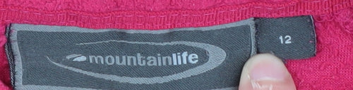 Mountainlife Women's Pink Pullover Sweatshirt Size 12