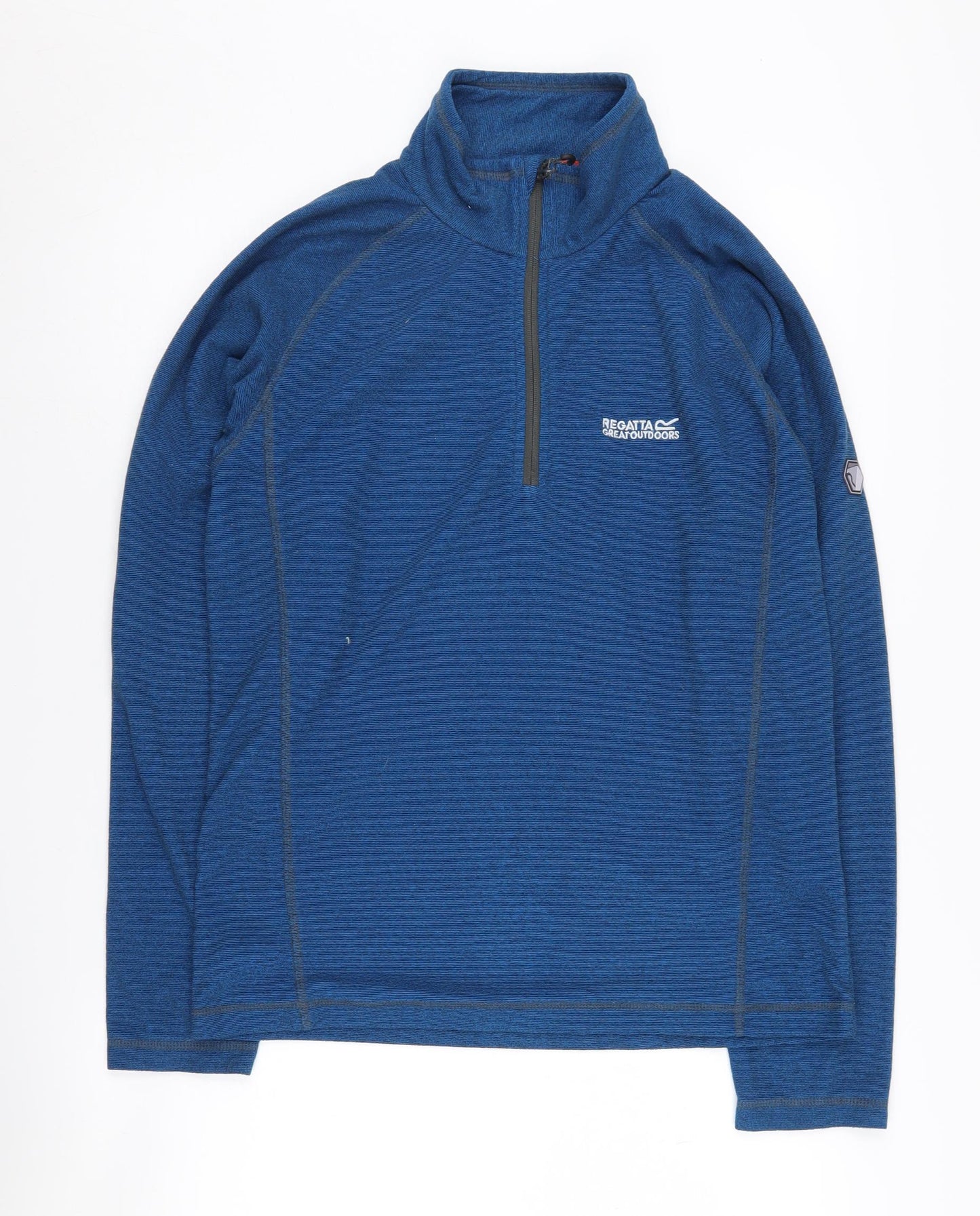 Regatta Men's Blue 1/4 Zip Sweatshirt - Size M Outdoor