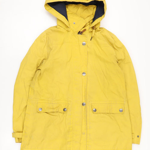 Seasalt Women's Yellow Rain Coat Jacket UK 10
