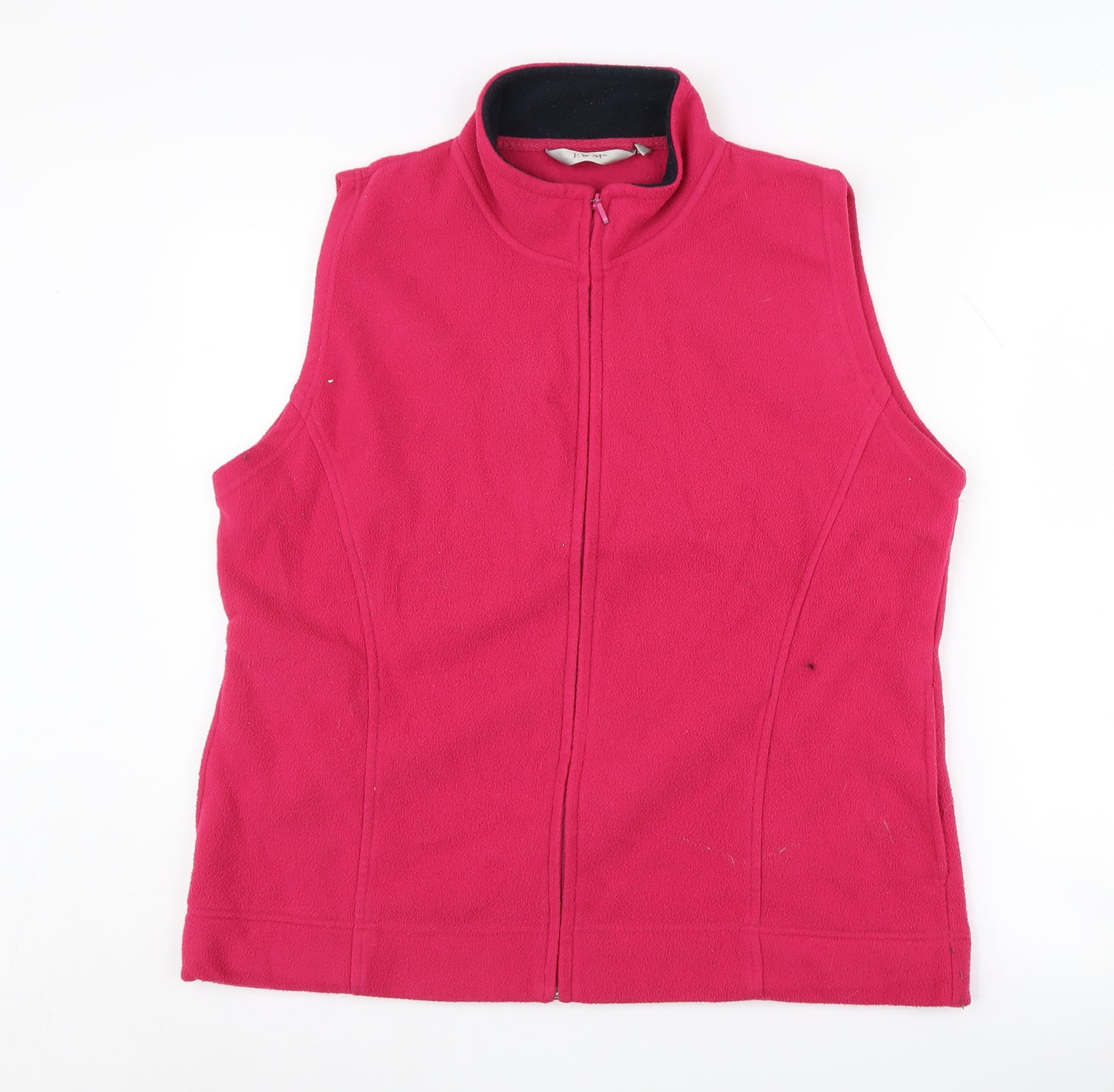 EWM Women's Red Fleece Waistcoat L