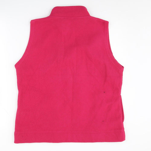 EWM Women's Red Fleece Waistcoat L