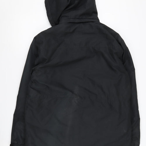 Atlantic Bay Men's Black Hooded Puffer Jacket M