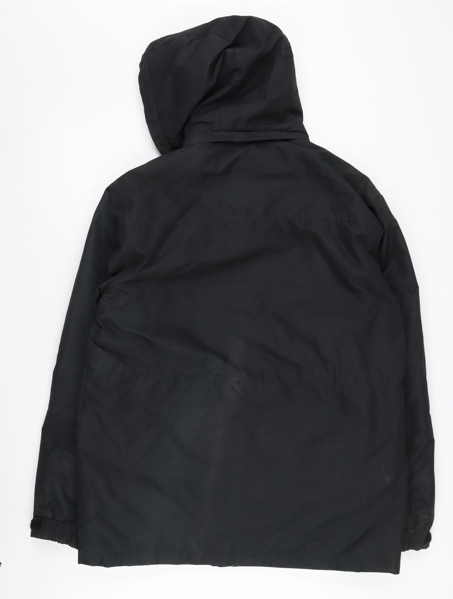 Atlantic Bay Men's Black Hooded Puffer Jacket M