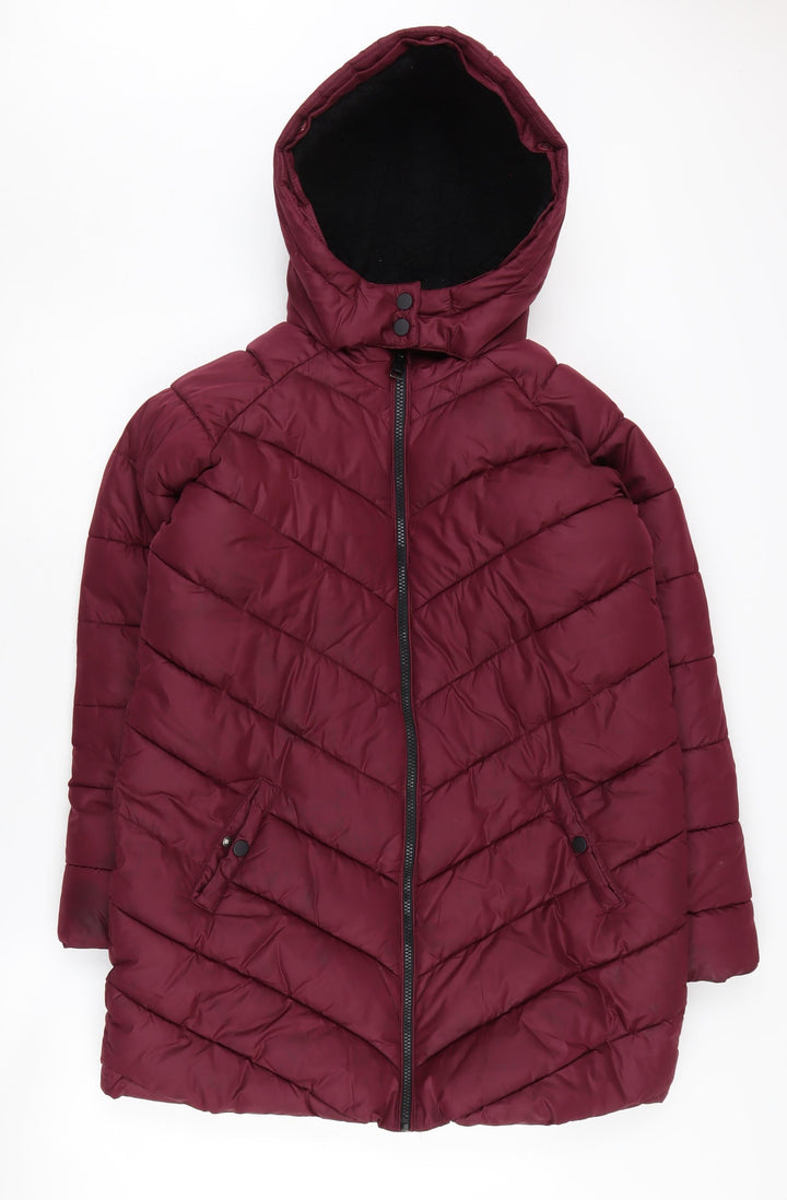 Marks and Spencer Girls Red Puffer Jacket 12-13 Years
