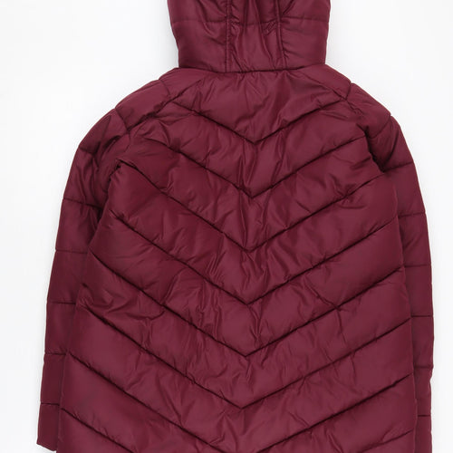 Marks and Spencer Girls Red Puffer Jacket 12-13 Years