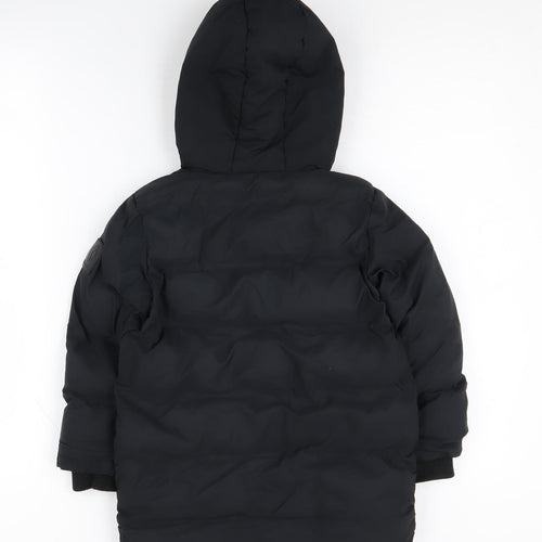 Next Boys Black Puffer Jacket, 3 Years, Mid-Length Winter Coat