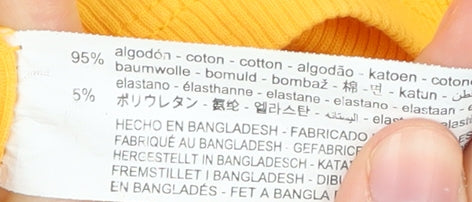 Zara Women's Yellow S Tank Midi Dress