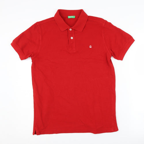 United Colors of Benetton Boys' Red Polo Shirt 3XL