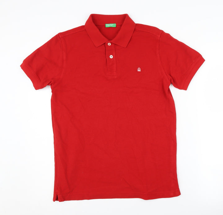United Colors of Benetton Boys' Red Polo Shirt 3XL