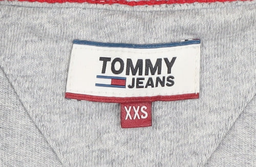 Tommy Jeans Men's Grey XS Logo T-Shirt
