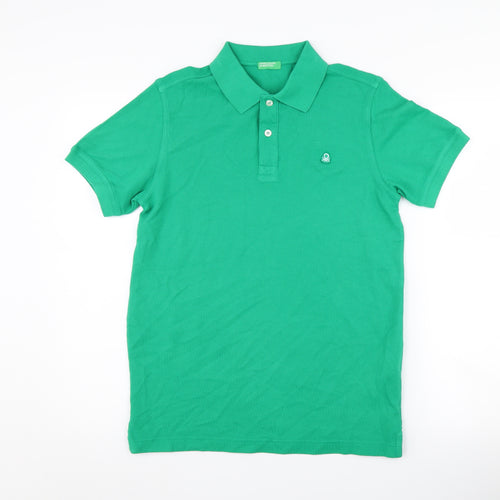 United Colors of Benetton Boys Green Polo Shirt 3XL