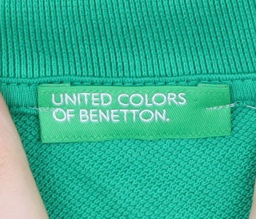 United Colors of Benetton Boys Green Polo Shirt 3XL