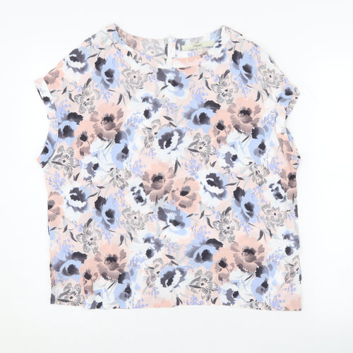 Next Women's Multicoloured Floral Blouse Size 14