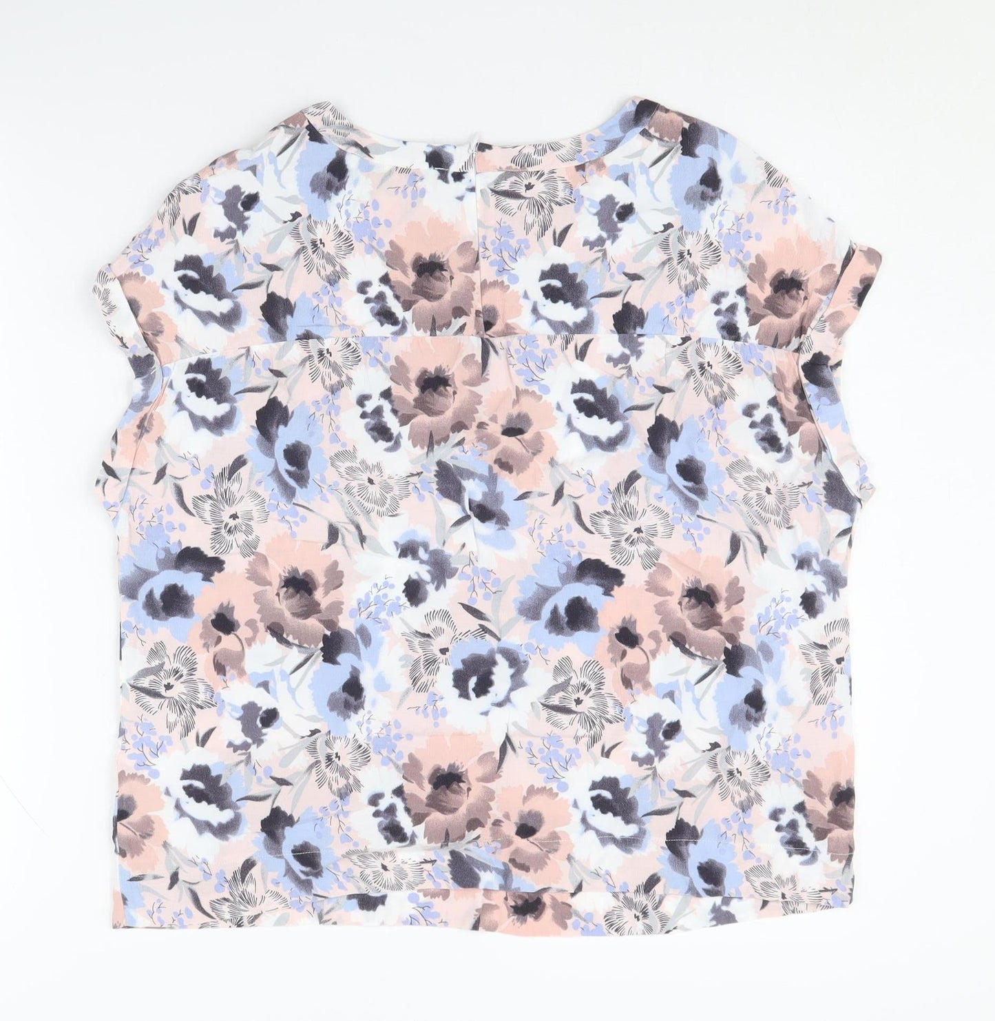 Next Women's Multicoloured Floral Blouse Size 14