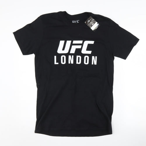UFC Men's Black London T-Shirt M - Sports Theme