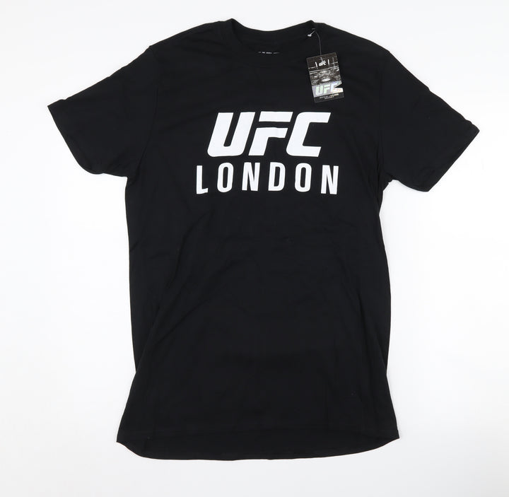 UFC Men's Black M T-Shirt with London Graphic