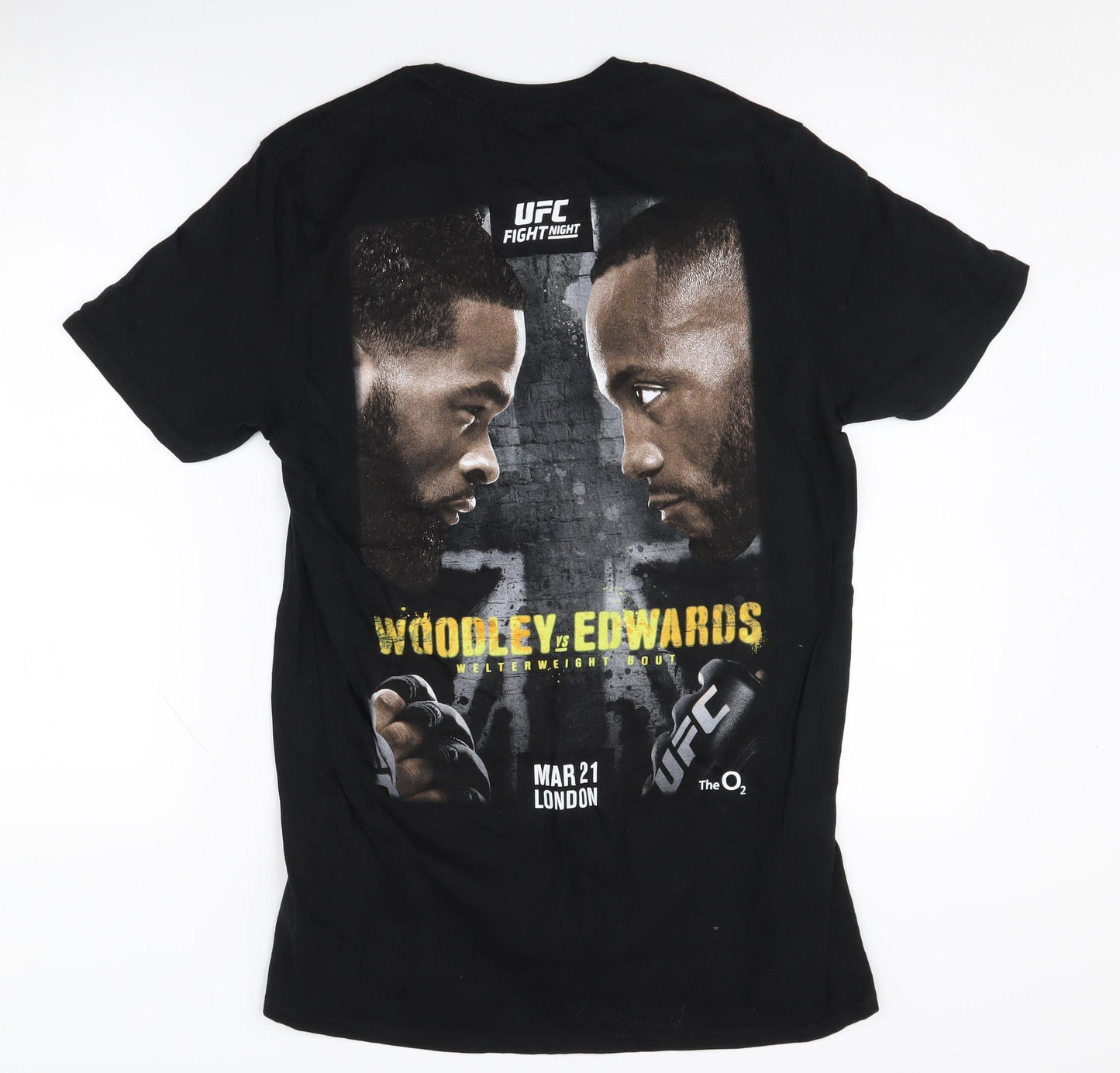 UFC Men's Black M T-Shirt with London Graphic