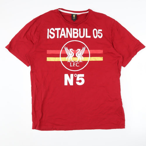 L.F.C Red Sport Graphic T-Shirt XL Men’s