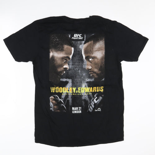 UFC Men's Black Sports T-Shirt L