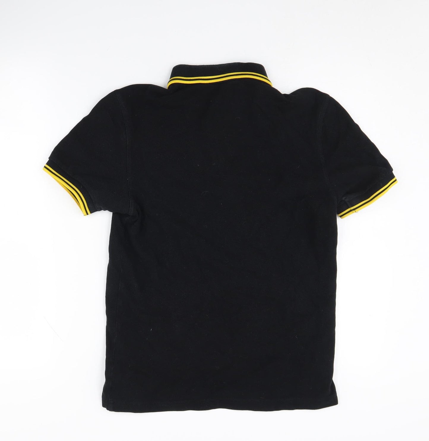 Fred Perry Men's Black Small Polo Shirt with Logo