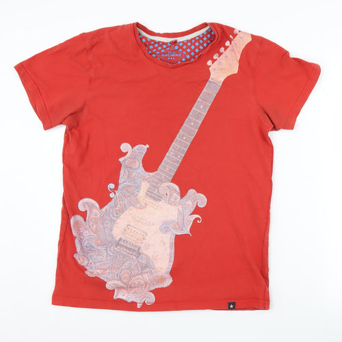 Joe Browns Men's Red Graphic Print Music T-Shirt M