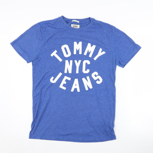 Tommy Jeans Blue XS Graphic T-Shirt for Men