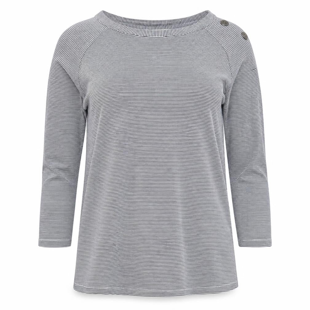 Christian Siriano Women's M Striped Boat Neck Jumper
