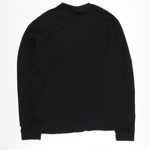 Marvel Unisex Black Cotton Logo Sweatshirt M Casual
