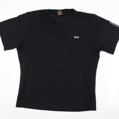 Helly Hansen Black Unisex T-Shirt L - Gym & Training