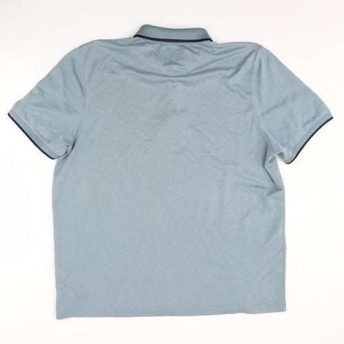 Ted Baker Men's Blue Polo Shirt Size S
