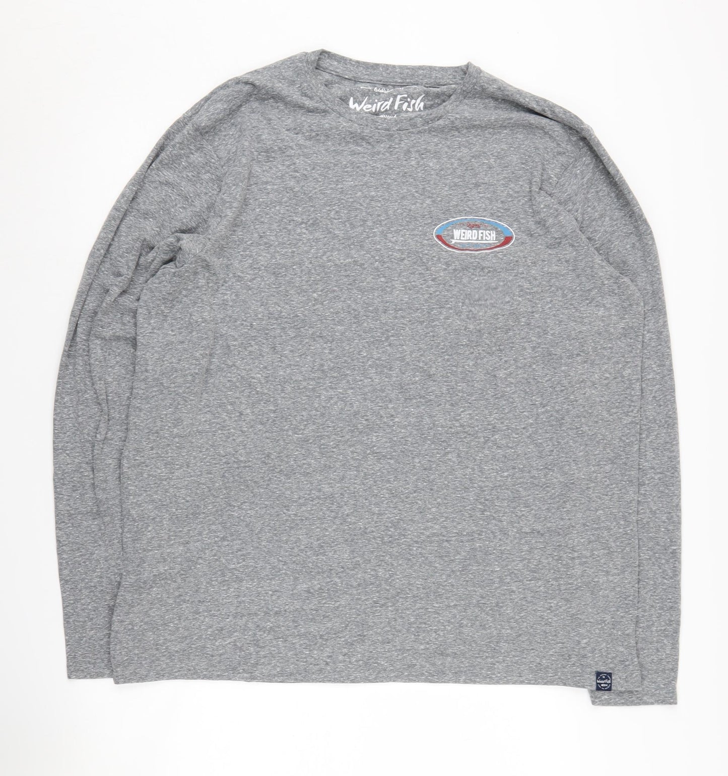Weird Fish Men's Grey XL Long Sleeve T-Shirt