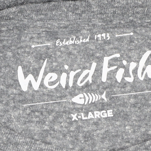 Weird Fish Men's Grey XL Long Sleeve T-Shirt
