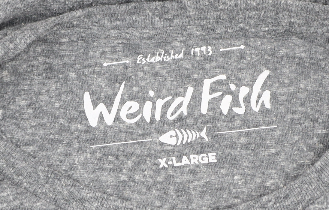 Weird Fish Men's Grey XL Long Sleeve T-Shirt