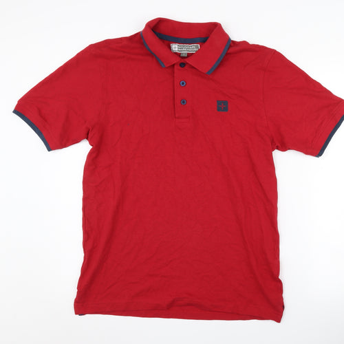 Mountain Warehouse Men's Red Polo Shirt Size S
