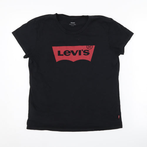 Levi's Men's Black Graphic Print T-Shirt M