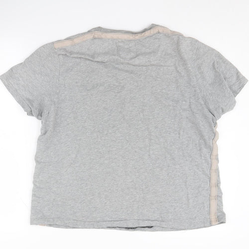 St George by Duffer Grey Unisex L T-Shirt, Classic Casual Fit