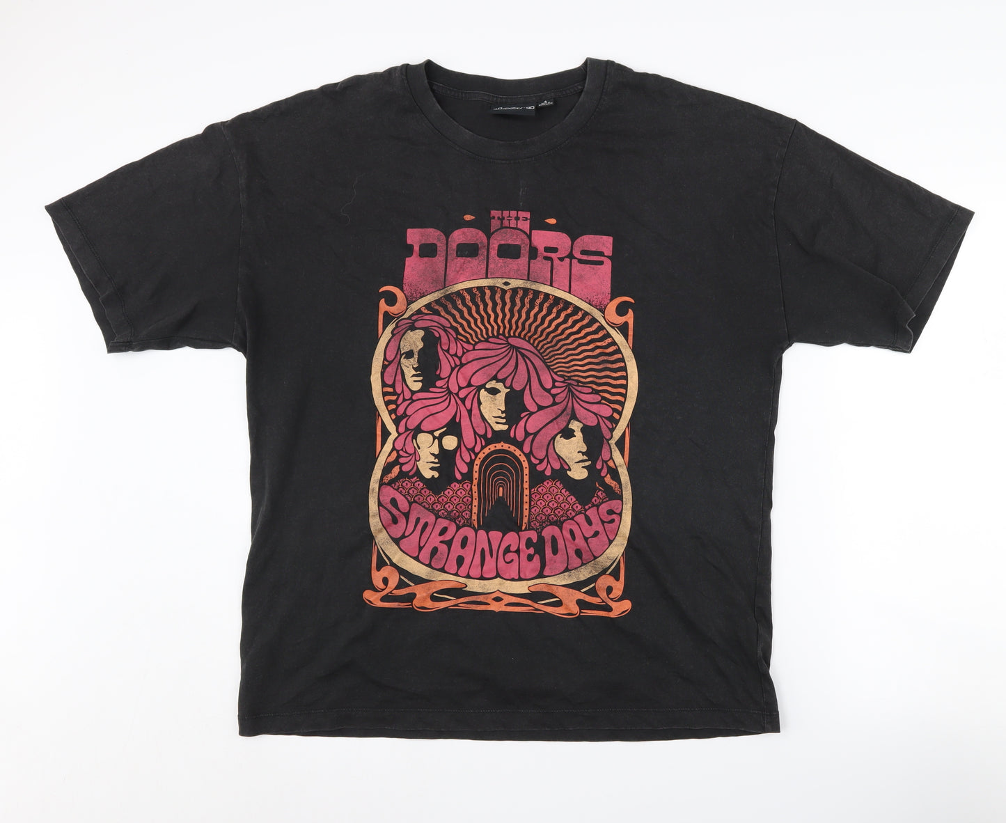 The Doors Black Music Graphic T-Shirt, Men's S