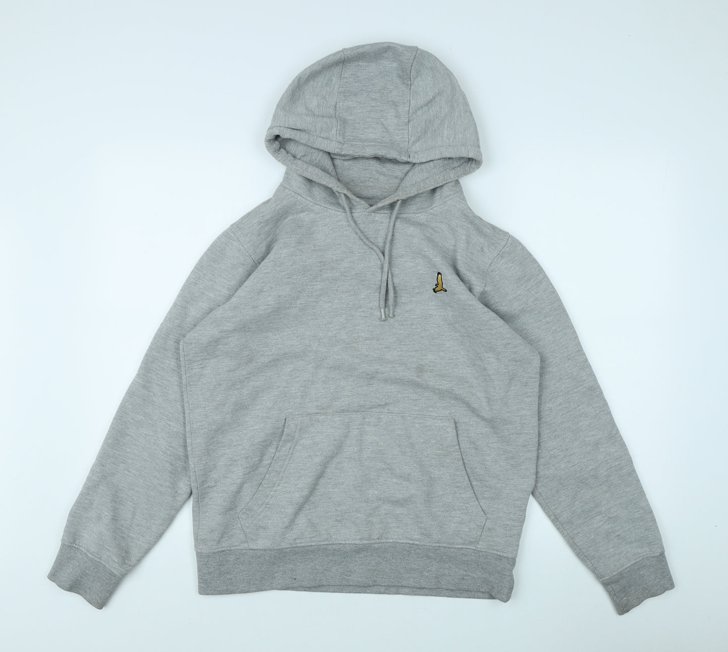 Brave Soul Men's Grey Pullover Hoodie M with Logo