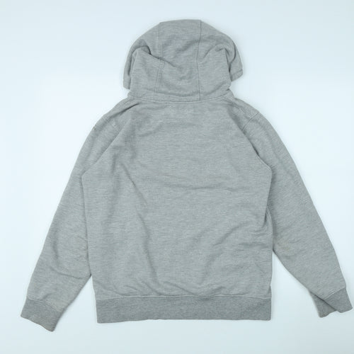 Brave Soul Men's Grey Pullover Hoodie M with Logo