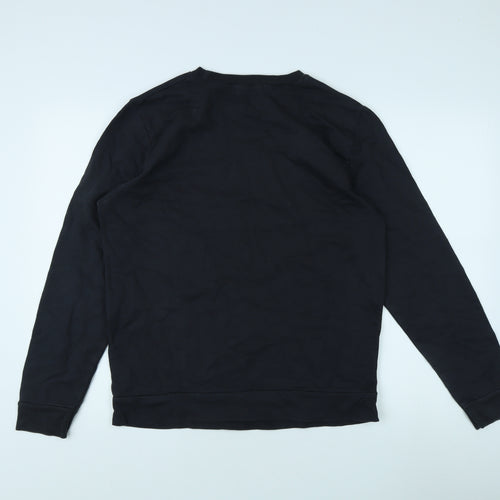 Topman Men's Black Paris Sweatshirt L Pullover