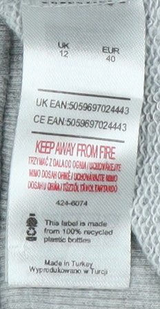 AC/DC Women's Grey Pullover Sweatshirt Size 12