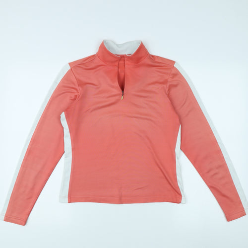 Adidas Women's Pink Pullover Size 12, Lightweight Zip